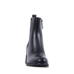 MAHALIA BLACK LEATHER WATERPROOF BOOT
