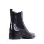 GAYLINE BLACK LEATHER WATERPROOF BOOT