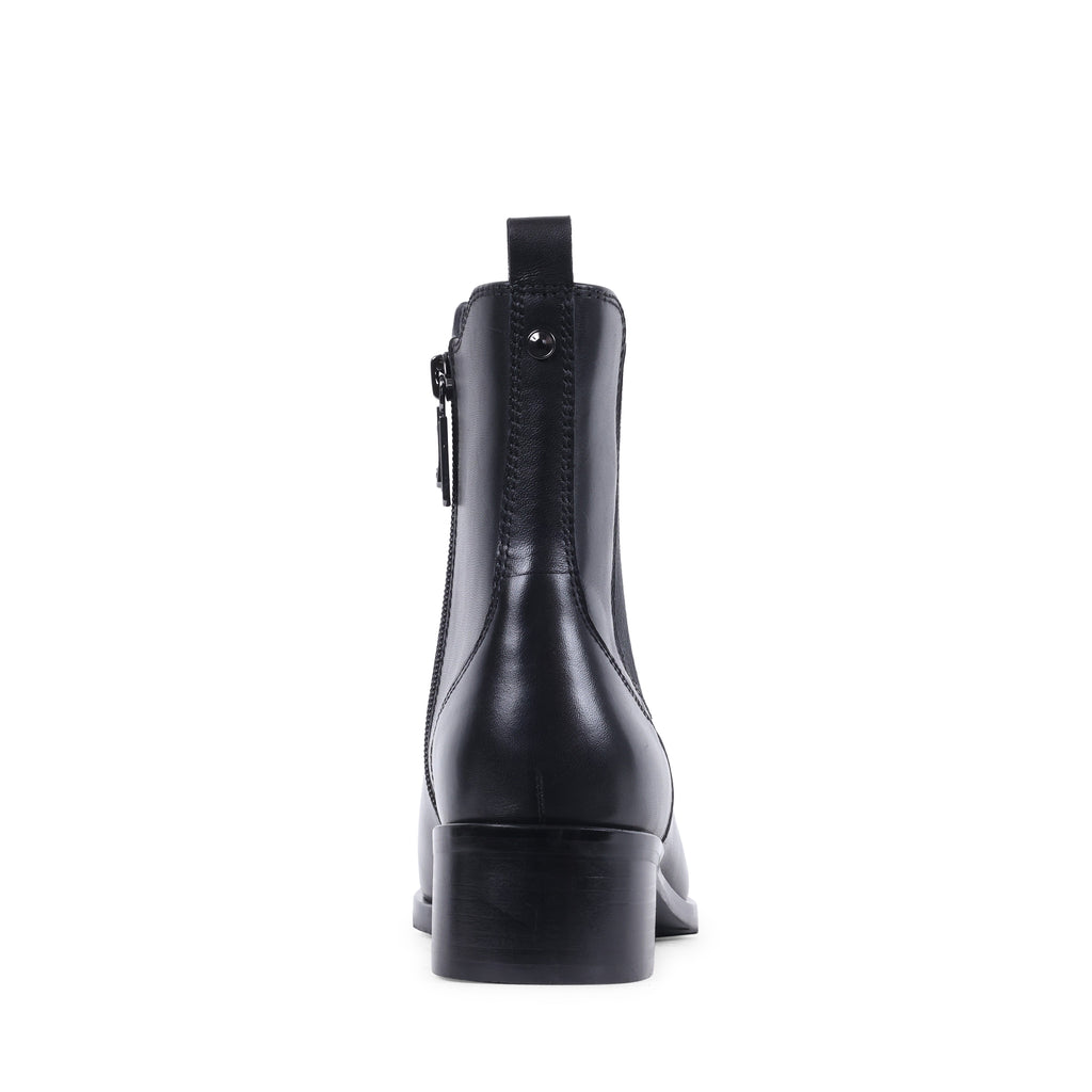GAYLINE BLACK LEATHER WATERPROOF BOOT