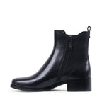 GAYLINE BLACK LEATHER WATERPROOF BOOT