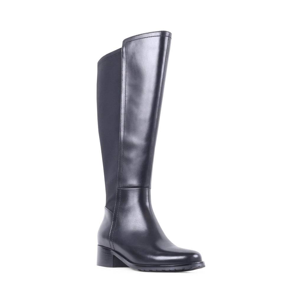 GEENIE-WC BLACK LEATHER WATERPROOF BOOT