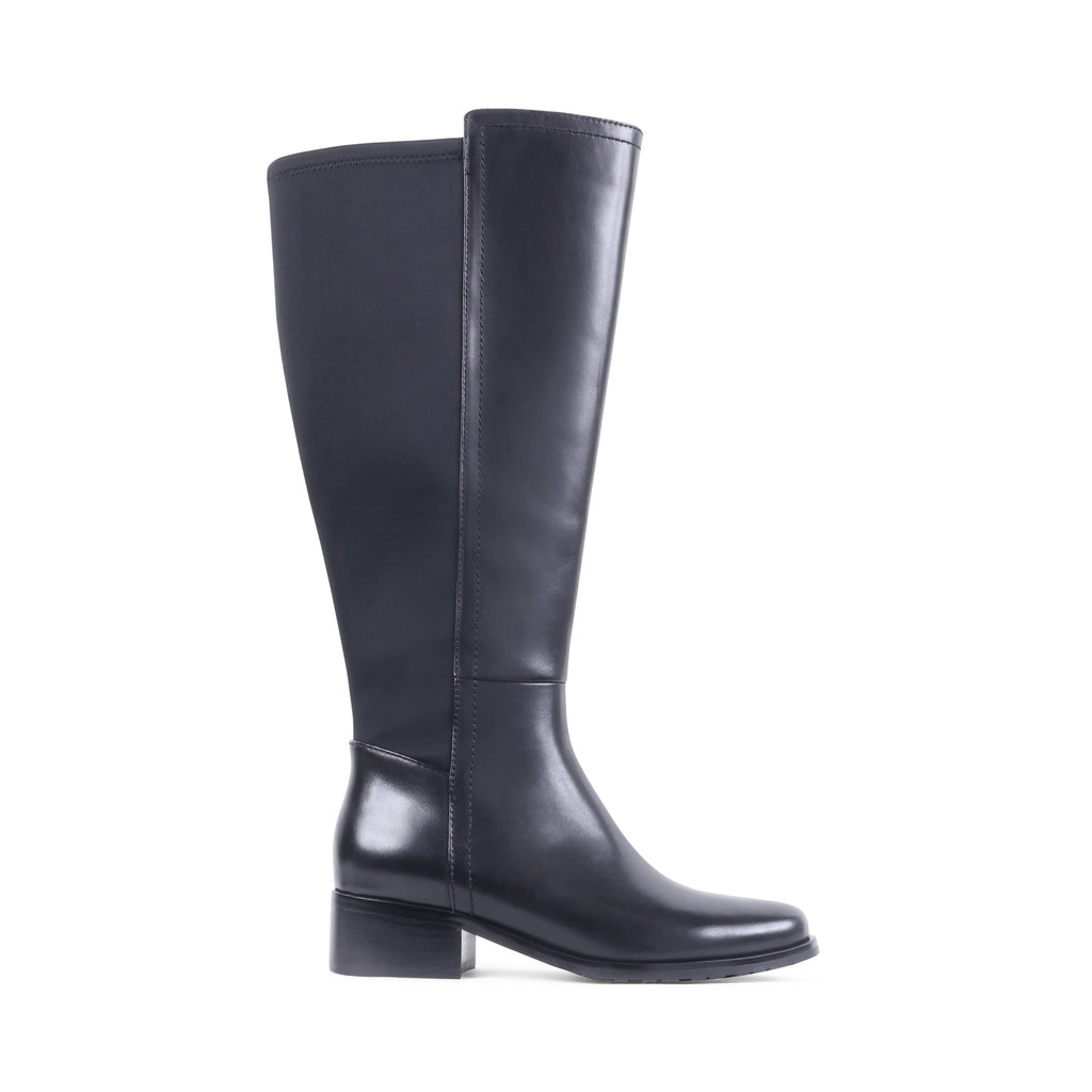 GEENIE-WC BLACK LEATHER WATERPROOF BOOT