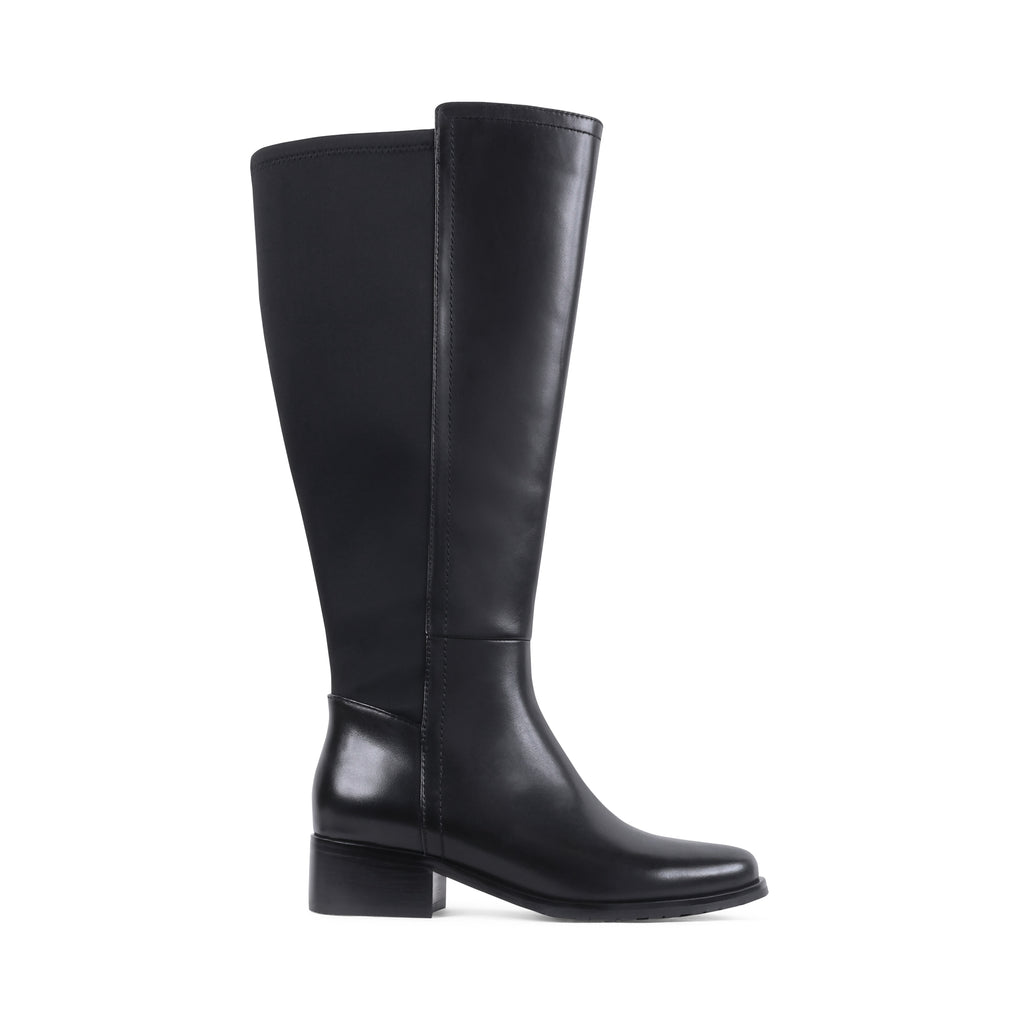 GEENIE-WC BLACK LEATHER WATERPROOF BOOT