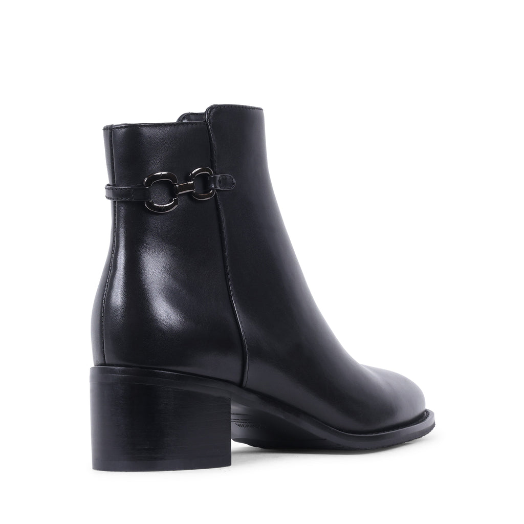 HAVEN BLACK LEATHER WATERPROOF BOOT
