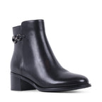 HAVEN BLACK LEATHER WATERPROOF BOOT