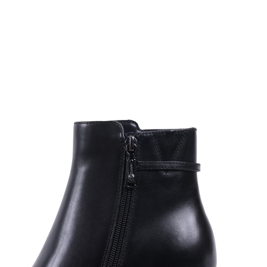 HAVEN BLACK LEATHER WATERPROOF BOOT