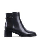 HAVEN BLACK LEATHER WATERPROOF BOOT