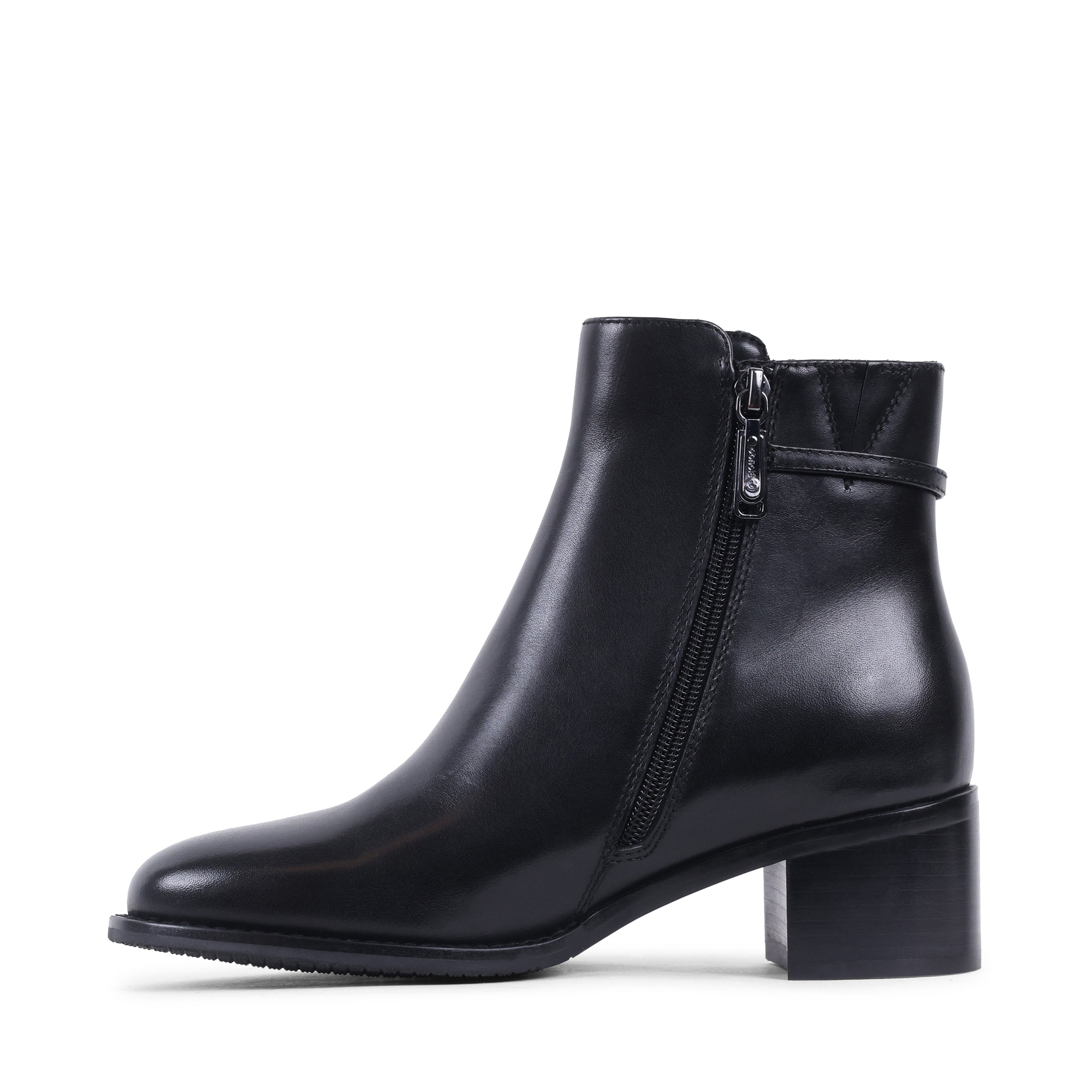 HAVEN BLACK LEATHER WATERPROOF BOOT