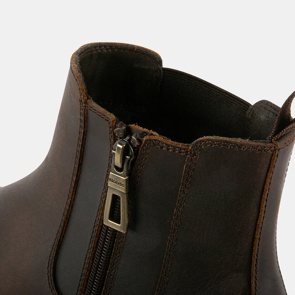 BROWN LEATHER