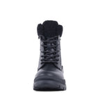 NEVAEH BLACK LEATHER WATERPROOF BOOT