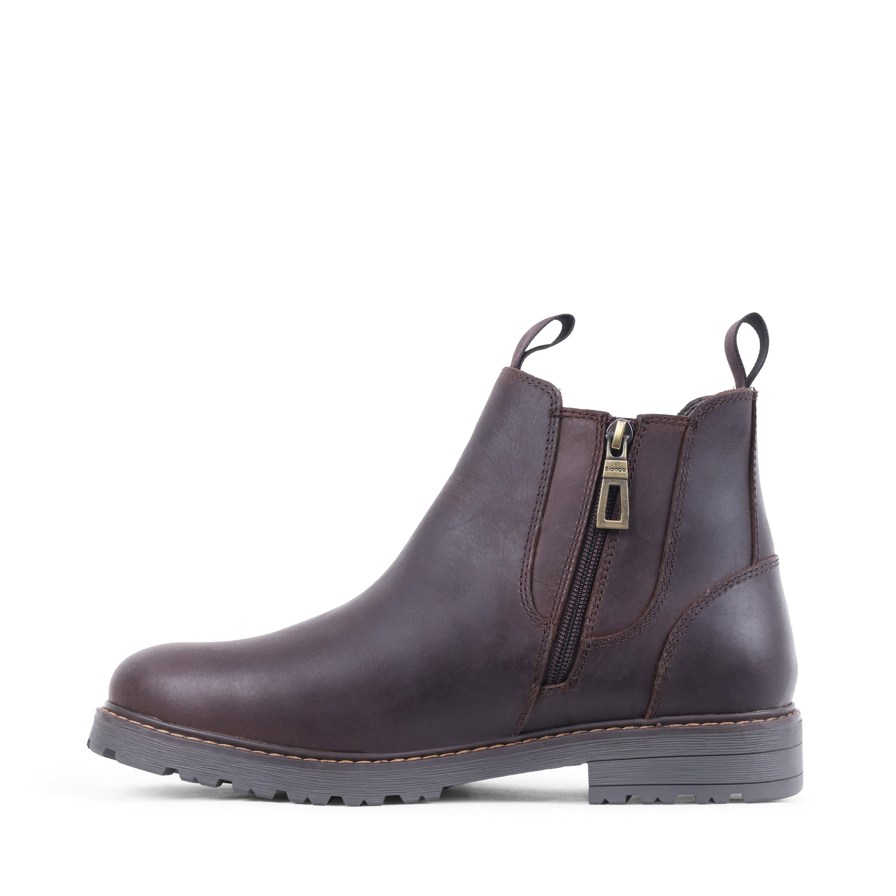 NICKY BROWN LEATHER WATERPROOF BOOT