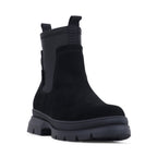 NICOLEES BLACK SUEDE WATERPROOF BOOT