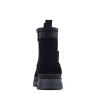 NICOLEES BLACK SUEDE WATERPROOF BOOT