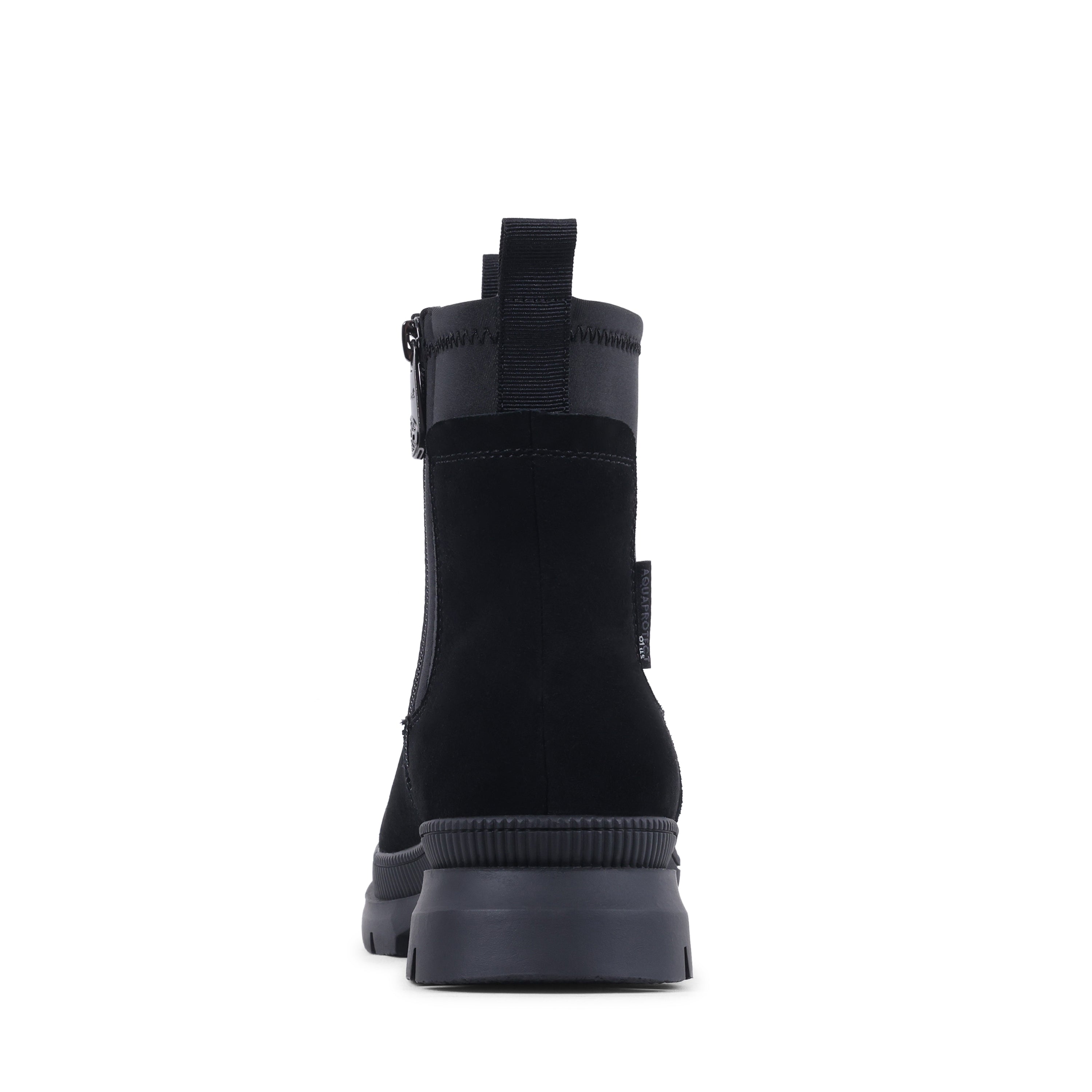 NICOLEES BLACK SUEDE WATERPROOF BOOT