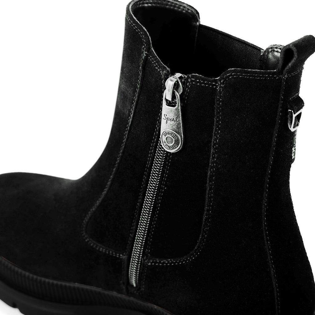 NOELENES BLACK SUEDE WATERPROOF BOOT