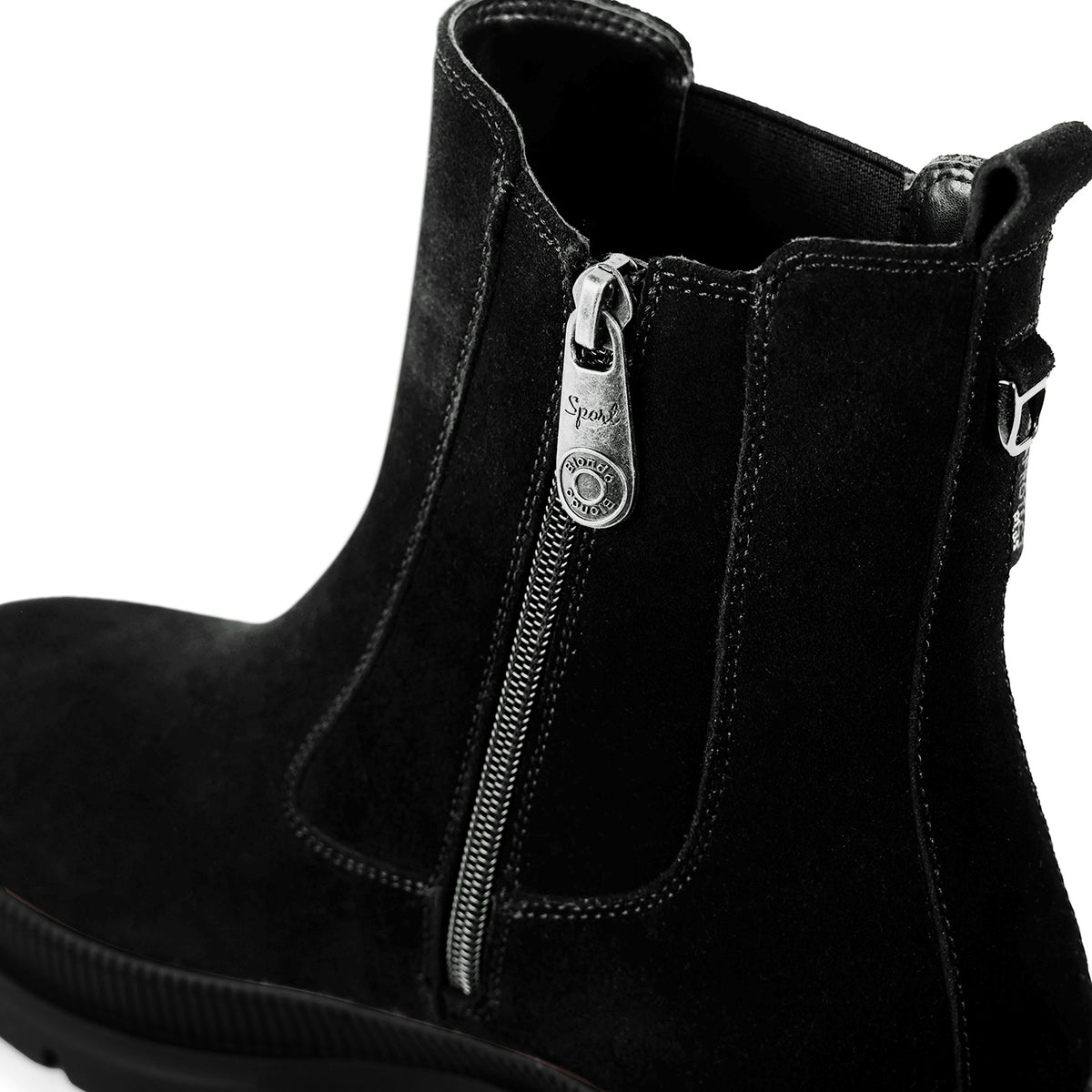 NOELENES BLACK SUEDE WATERPROOF BOOT