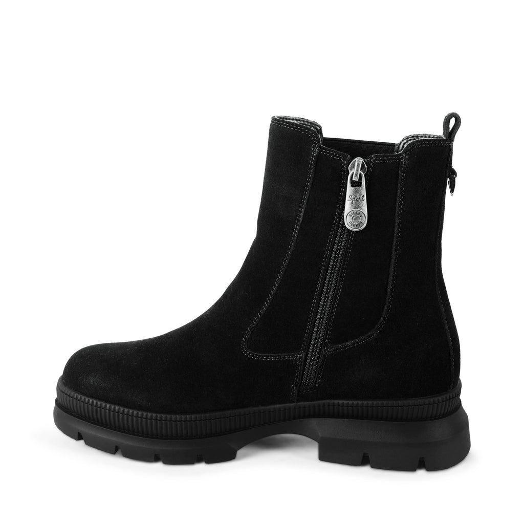 NOELENES BLACK SUEDE WATERPROOF BOOT