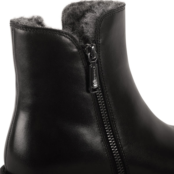 BLACK LEATHER