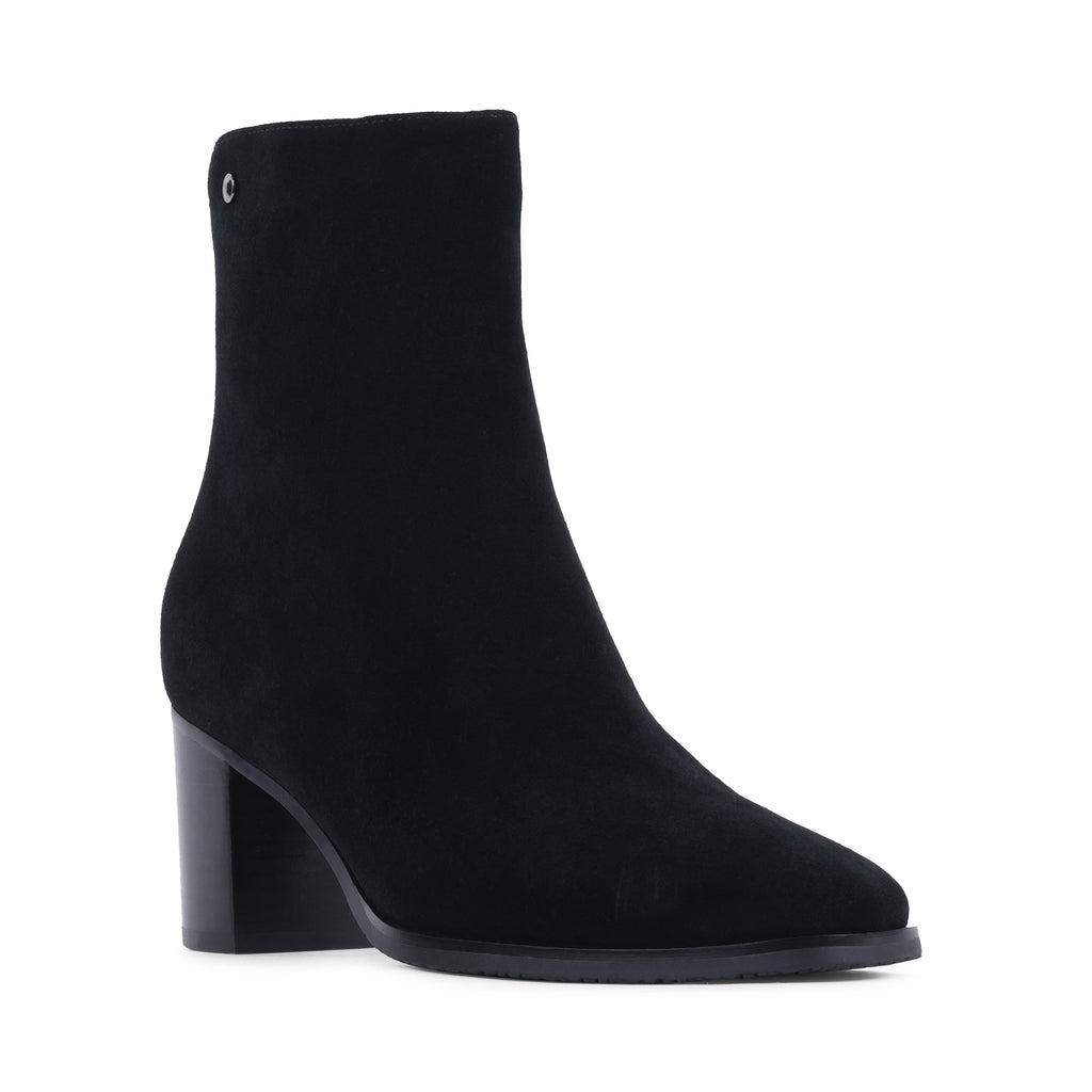YUSRAS BLACK SUEDE WATERPROOF BOOT