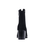 YUSRAS BLACK SUEDE WATERPROOF BOOT