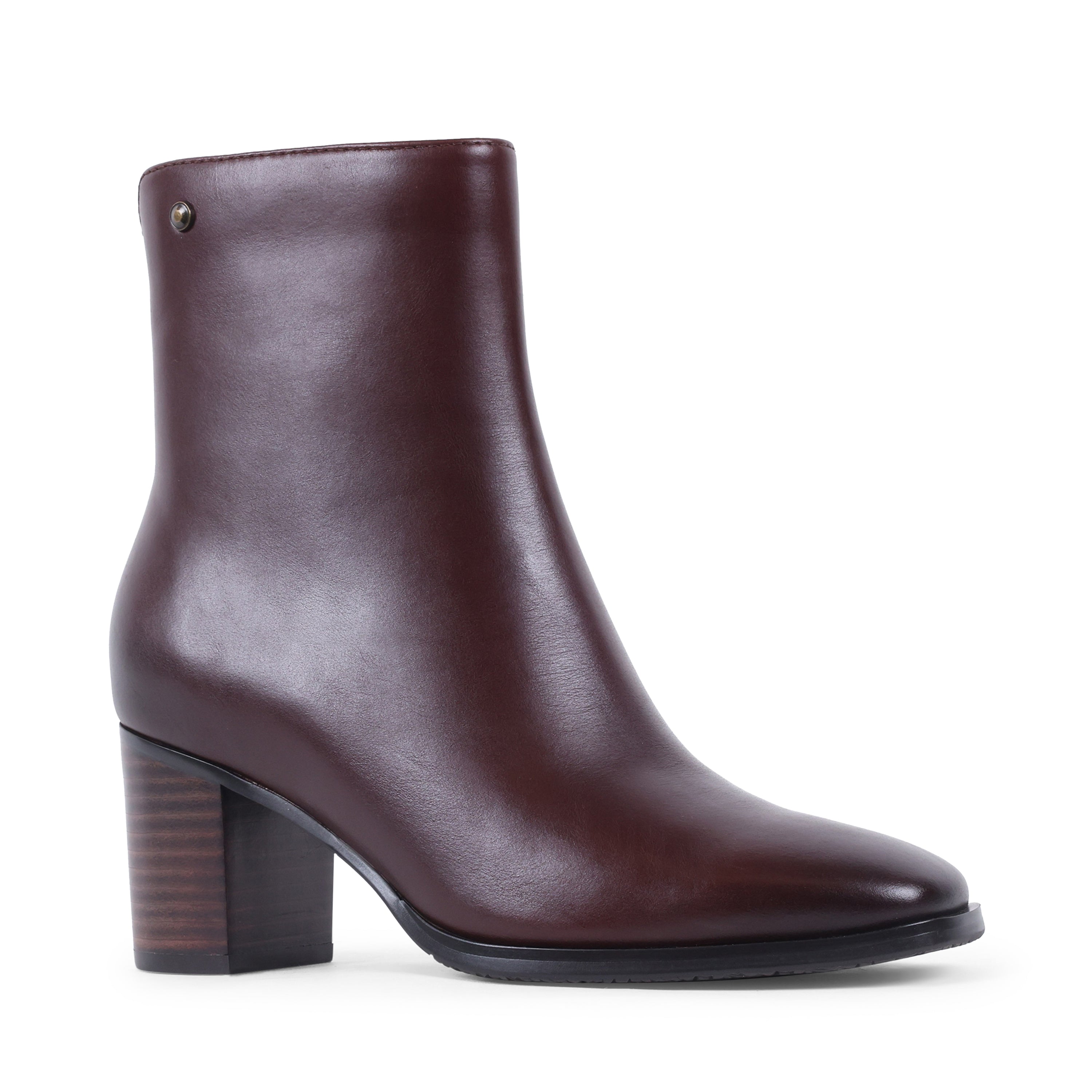 YUSRA CAFE LEATHER WATERPROOF BOOT