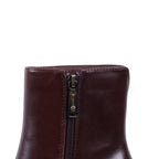 YUSRA CAFE LEATHER WATERPROOF BOOT
