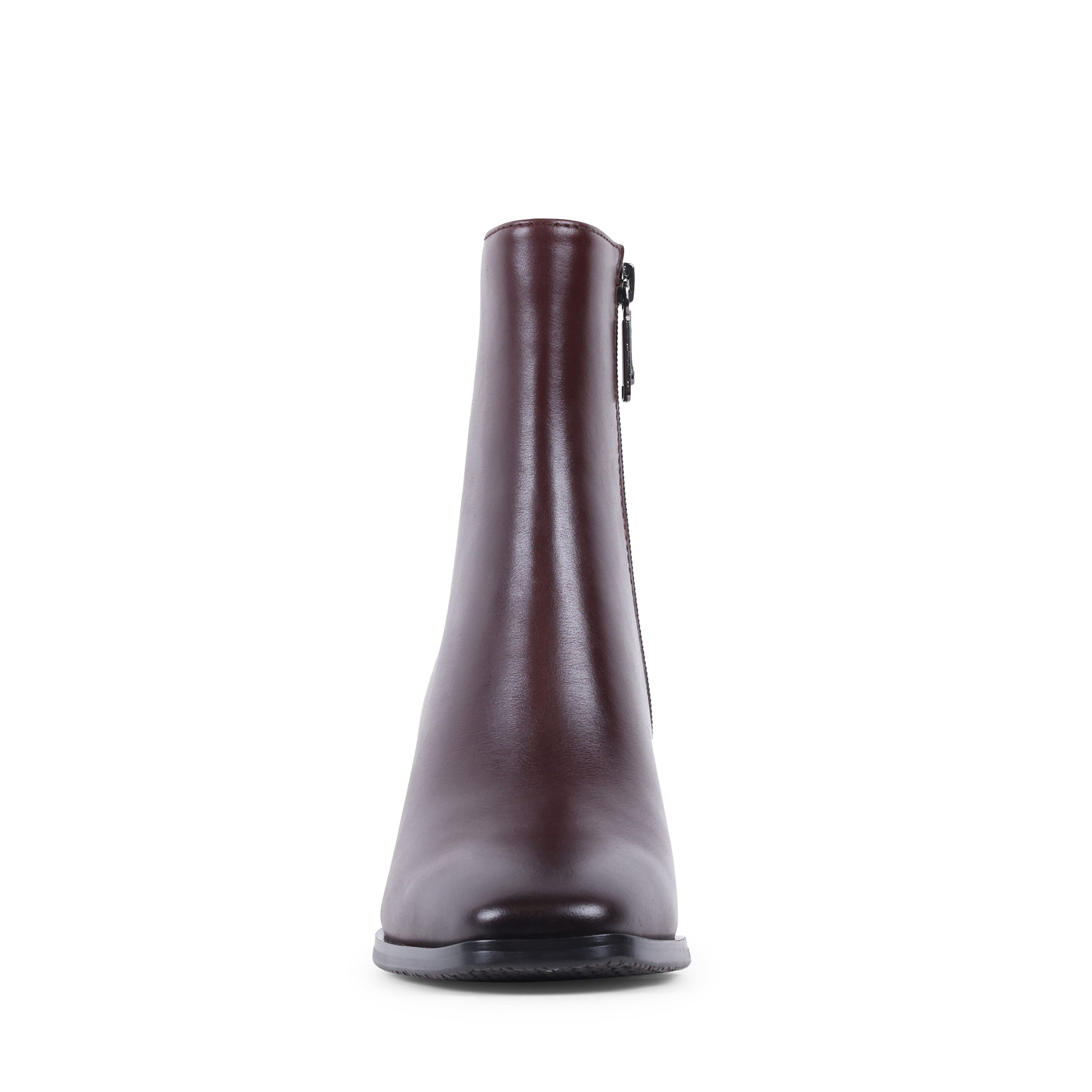 YUSRA CAFE LEATHER WATERPROOF BOOT