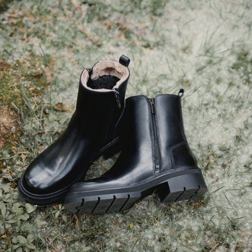 ABBIE CUIR NOIR