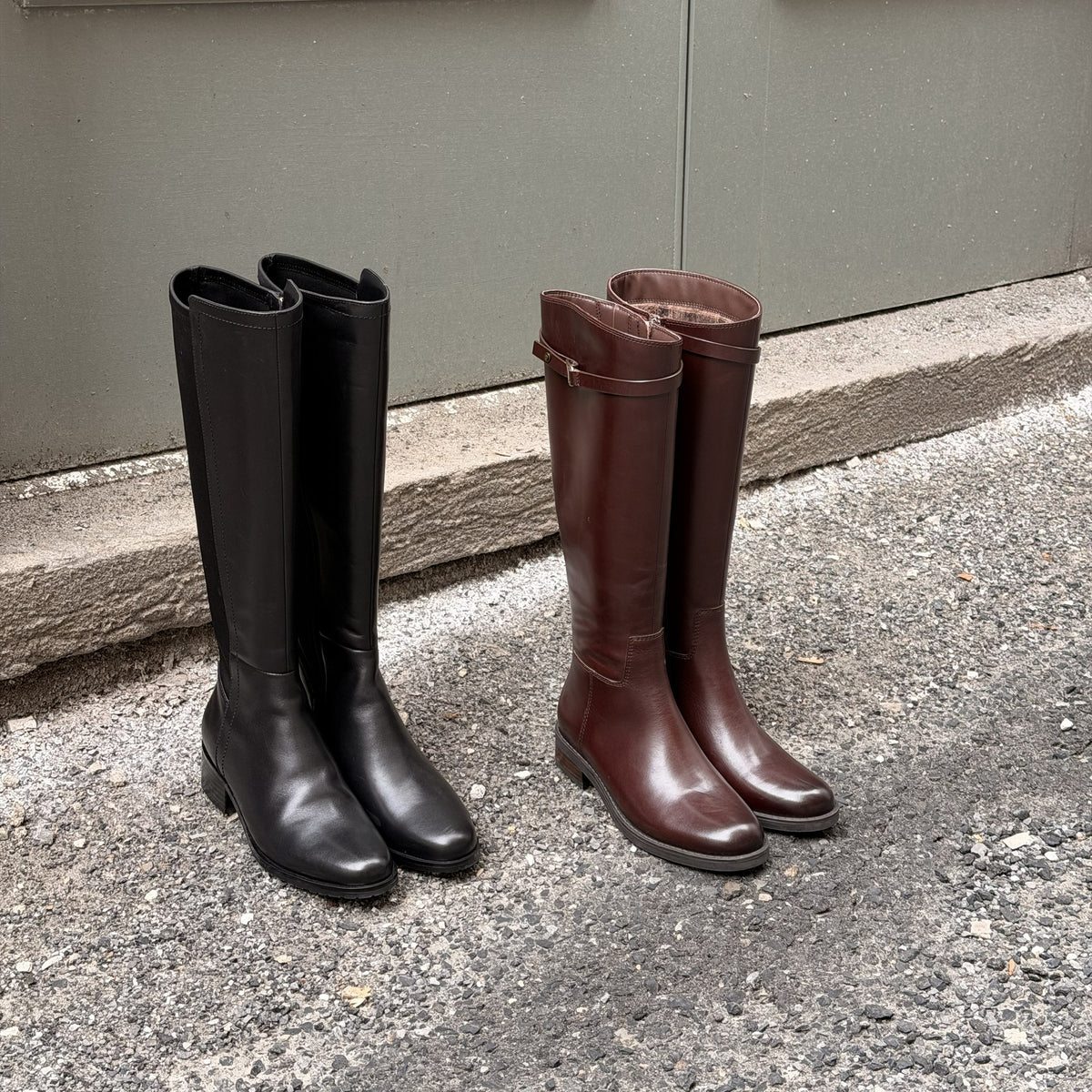 GEENIE BLACK LEATHER