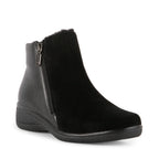 BLACK LEATHER/SUEDE