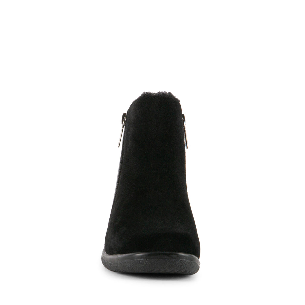 BLACK LEATHER/SUEDE