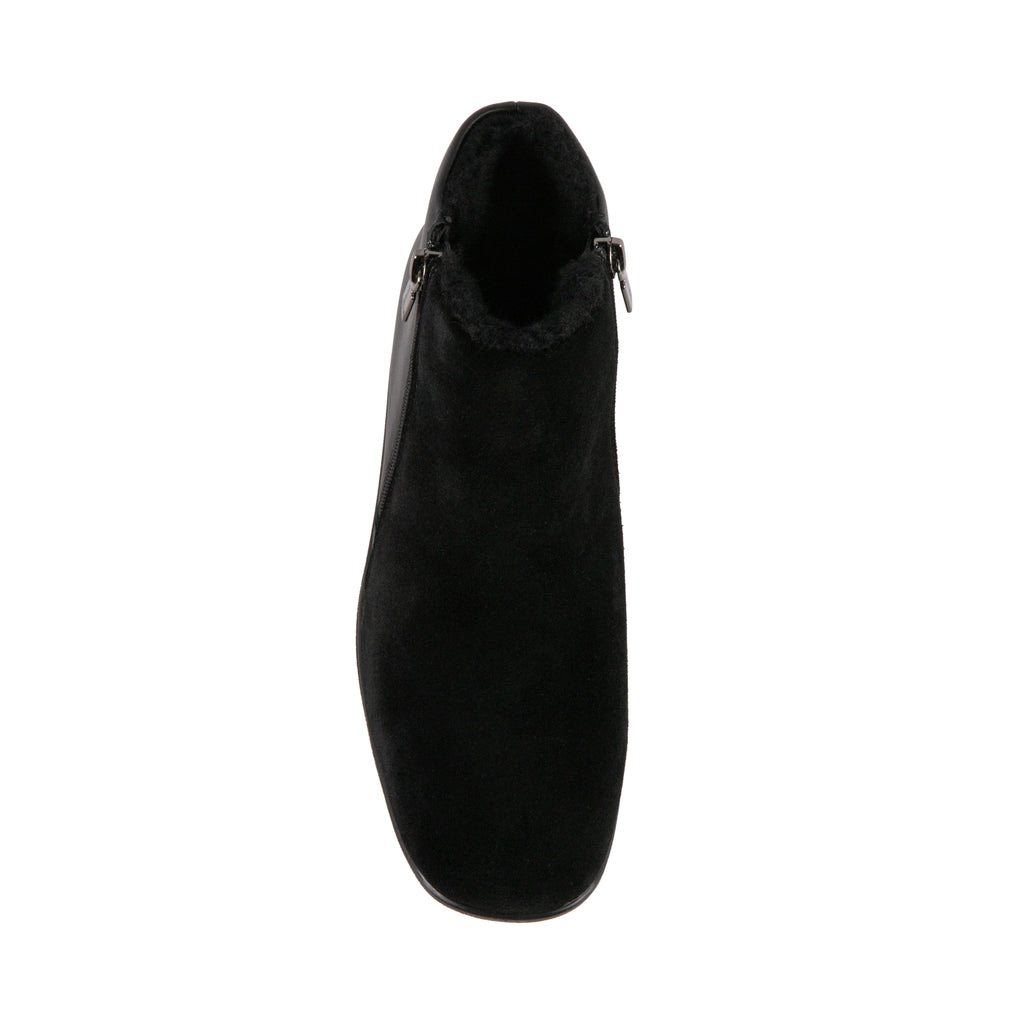 BLACK LEATHER/SUEDE