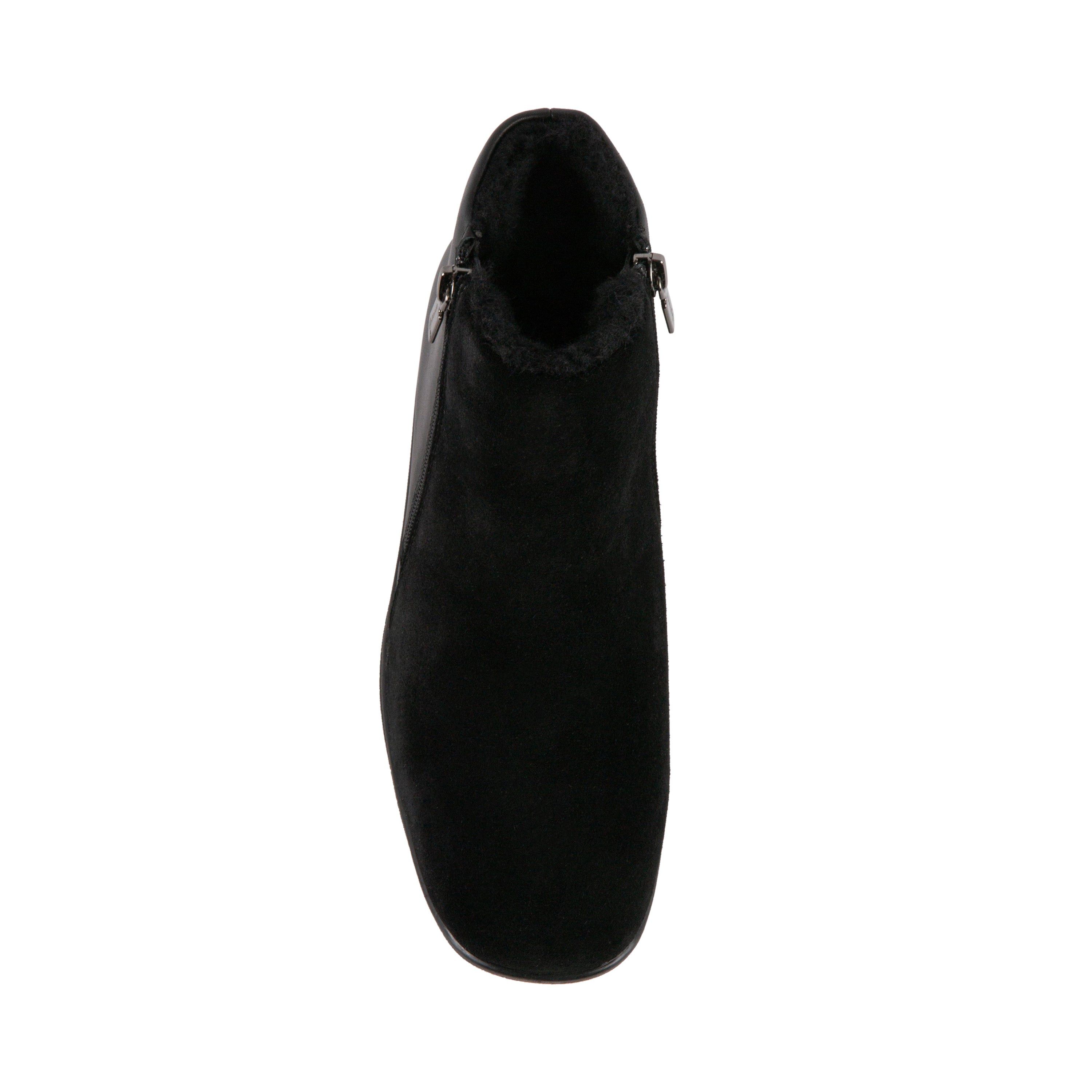 BLACK LEATHER/SUEDE