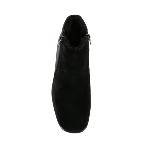BLACK LEATHER/SUEDE