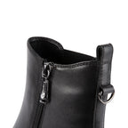 BLACK LEATHER