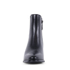 ANNALISE Black Leather Waterproof Boot / Bottes imperméables