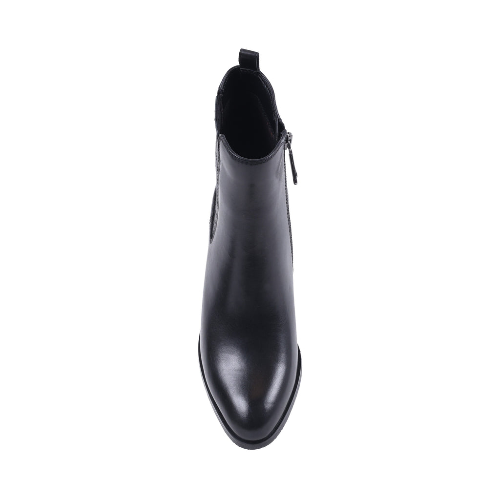 ANNALISE Black Leather Waterproof Boot / Bottes imperméables