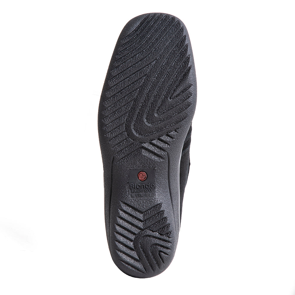 SHEA Black Leather Ankle Boots | Women's Waterproof Boots – Blondo