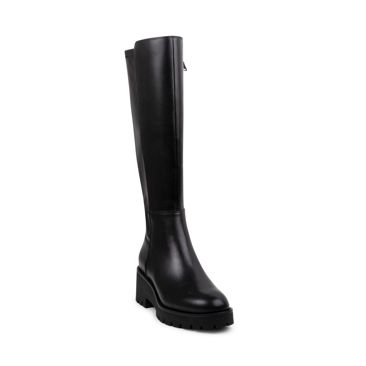 DARA Black Leather Knee High Boots Women s Waterproof Boots Blondo