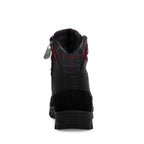 BLACK BURGUNDY SUEDE
