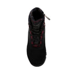 BLACK BURGUNDY SUEDE