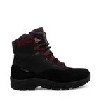 BLACK BURGUNDY SUEDE